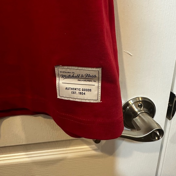 Mitchell & Ness Red Men's Shirt - Picture 4 of 7